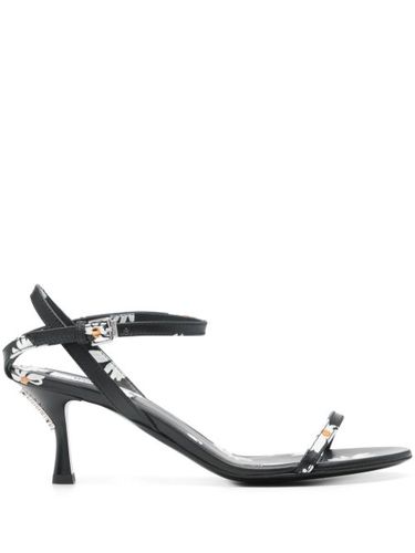 Sandales à fleurs 55 mm - Moschino - Modalova