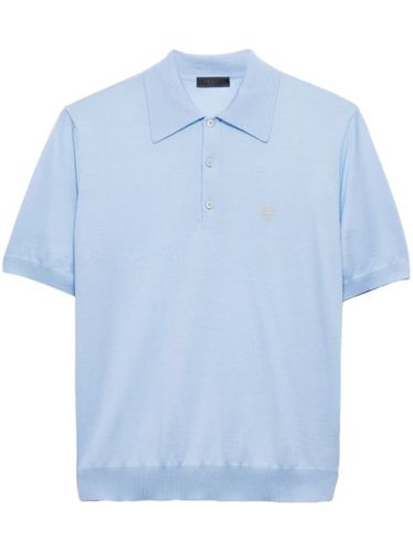 Prada polo fin en laine - Bleu - Prada - Modalova