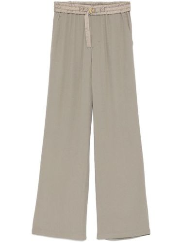 Pantalon palazzo à lien de resserrage - AMI Paris - Modalova