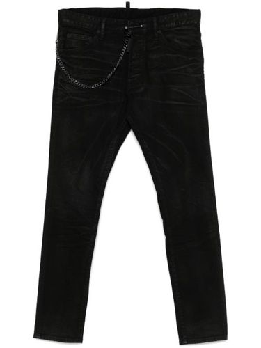 Pantalon à détail de chaîne - DSQUARED2 - Modalova