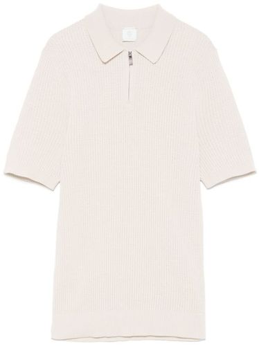 Polo en maille à design nervuré - Eleventy - Modalova