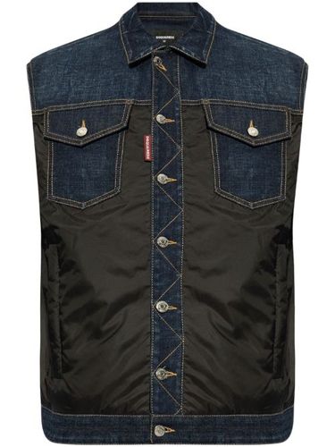 Gilet à étiquette logo - DSQUARED2 - Modalova