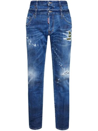 Jean à étiquette logo - DSQUARED2 - Modalova