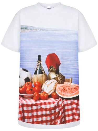 T-shirt à imprimé graphique - Moschino - Modalova