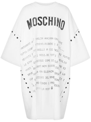 Robe courte à logo imprimé - Moschino - Modalova