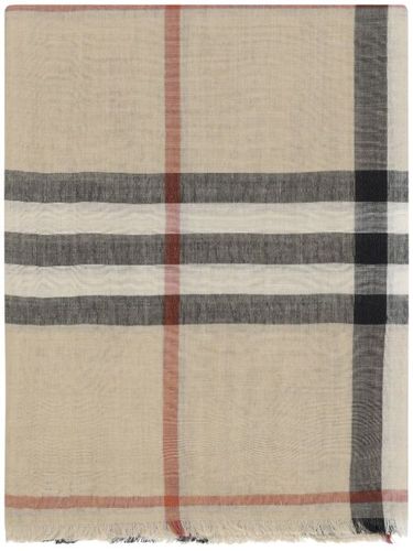 Écharpe à carreaux - Burberry - Modalova