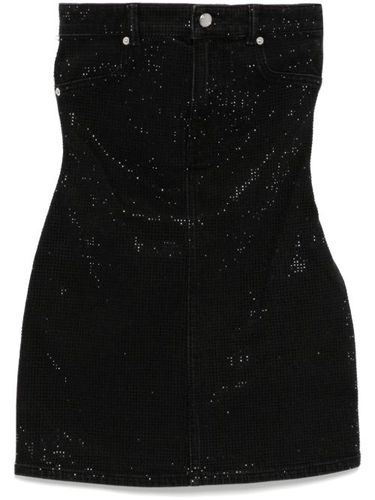 Robe en jean à ornements en cristal - Alexander Wang - Modalova