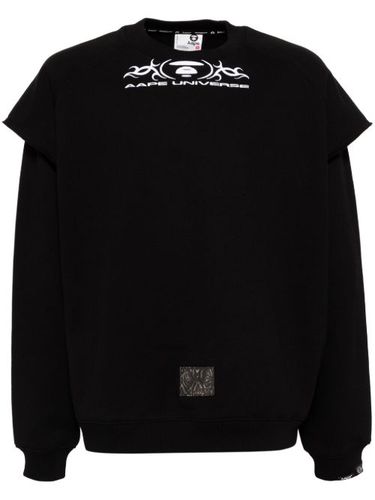 Sweat brodé à patch logo - AAPE BY *A BATHING APE® - Modalova