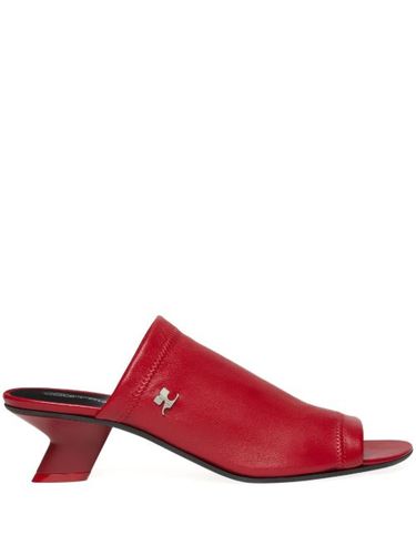 Courrèges mules en cuir - Rouge - Courrèges - Modalova