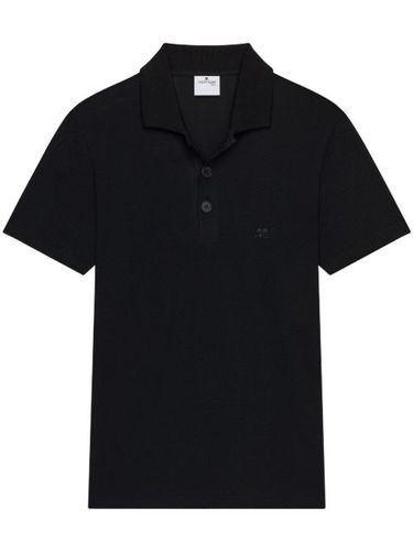 Courrèges polo en piqué - Noir - Courrèges - Modalova