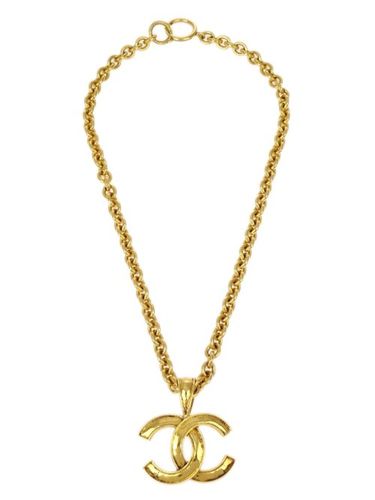 Collier à pendentif logo CC (1994) - CHANEL Pre-Owned - Modalova