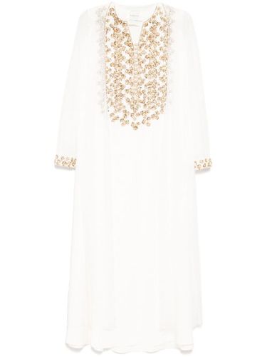 Robe à ornements en cristal - SHATHA ESSA - Modalova