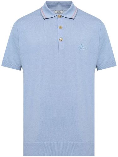 ETRO polo à broderies - Bleu - ETRO - Modalova