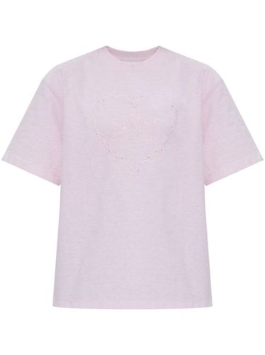 GANNI t-shirt brodé - Rose - GANNI - Modalova