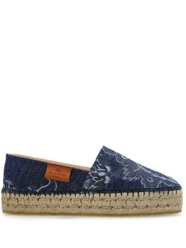 Espadrilles en jean à plateforme - ETRO - Modalova