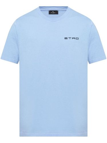 ETRO t-shirt à logo brodé - Bleu - ETRO - Modalova
