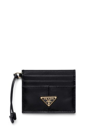 Prada porte-cartes en cuir - Noir - Prada - Modalova