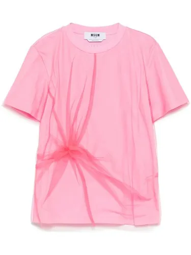 Haut à détails en résille - MSGM - Modalova