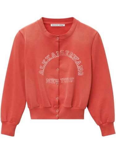 Cardigan à logo estampillé - Alexander Wang - Modalova