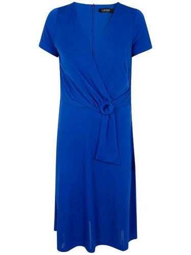 Robe mi-longue à design portefeuille - Lauren Ralph Lauren - Modalova