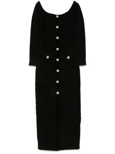 Robe longue en maille chenille - Self-Portrait - Modalova