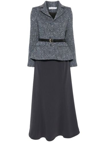 Robe mi-longue en tweed - Self-Portrait - Modalova