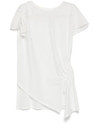 Y's haut à effet drapé - Blanc - Y's - Modalova