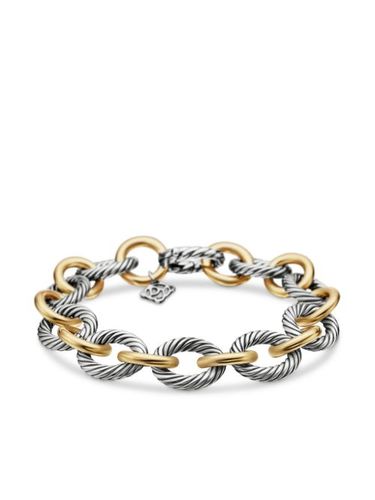 Bracelet Oval Link Chain en or 18ct et sterling (12 mm) - David Yurman - Modalova