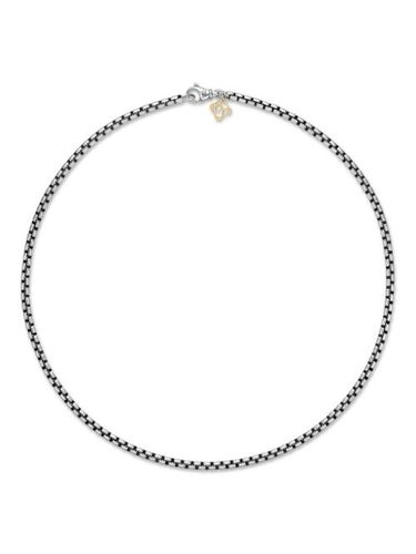 Collier Box Chain en or 14ct et sterling (3,6 mm) - David Yurman - Modalova