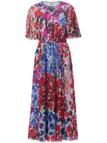 Robe mi-longue à imprimé Jardin - Carolina Herrera - Modalova