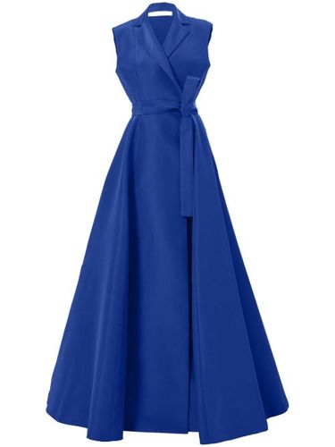 Robe ceinturée à design sans manches - Carolina Herrera - Modalova