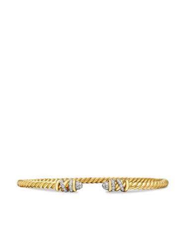 Bracelet Petite Helena Cablespira Station en 18ct pavé de diamants - David Yurman - Modalova