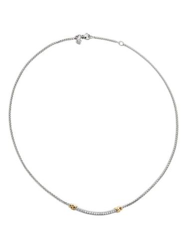 Collier Petite Helena Wrap Station en sterling pavé de diamants (29 mm) - David Yurman - Modalova