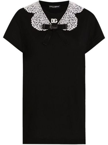 Blouse bordée de dentelle - Dolce & Gabbana - Modalova