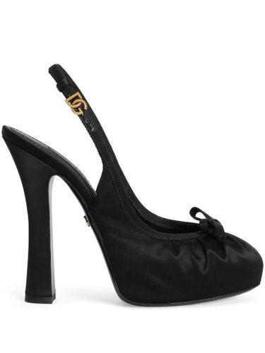 Escarpins en satin - Dolce & Gabbana - Modalova