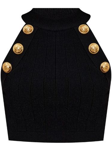 Haut à boutons décoratifs - Balmain - Modalova