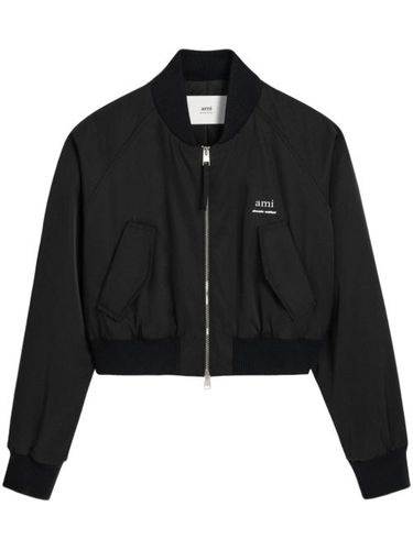 Veste bomber à plaque logo - AMI Paris - Modalova