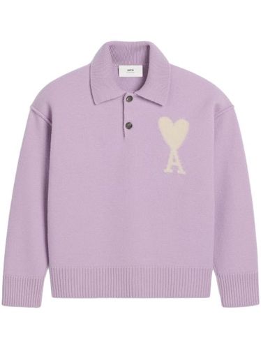 AMI Paris polo à logo - Rose - AMI Paris - Modalova