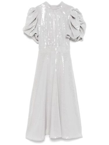 Robe mi-longue à manches bouffantes - ROTATE BIRGER CHRISTENSEN - Modalova