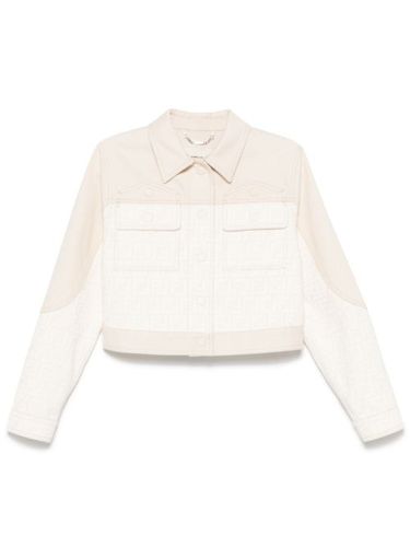 Veste en jean à logo FF - FENDI - Modalova
