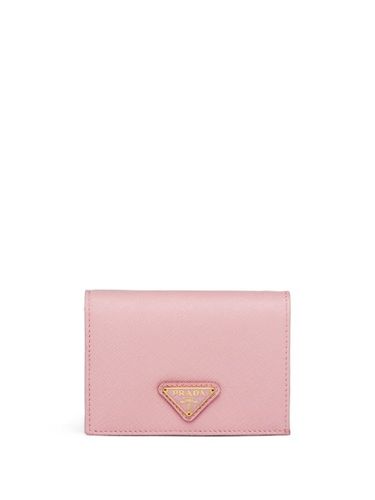 Petit portefeuille en cuir Saffiano - Prada - Modalova