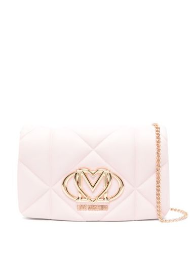 Sac à bandoulière à plaque logo - Love Moschino - Modalova