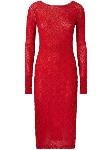 Robe mi-longue en dentelle - PINKO - Modalova