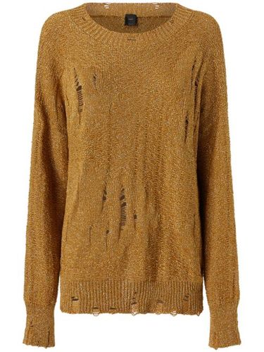 PINKO pull à effet usé - Marron - PINKO - Modalova