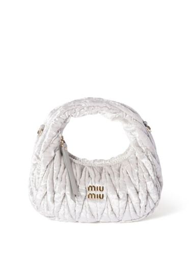 Mini sac à main Wander en velours - Miu Miu - Modalova