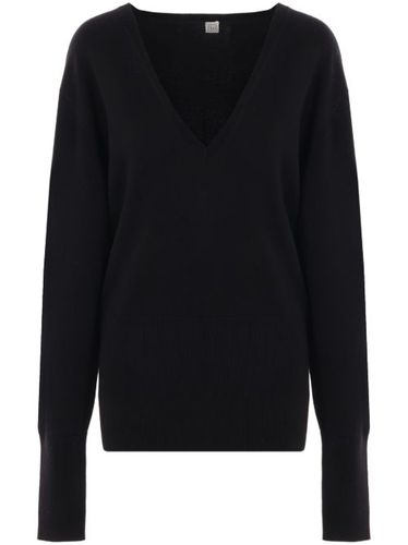 TOTEME pull à col v - Noir - TOTEME - Modalova