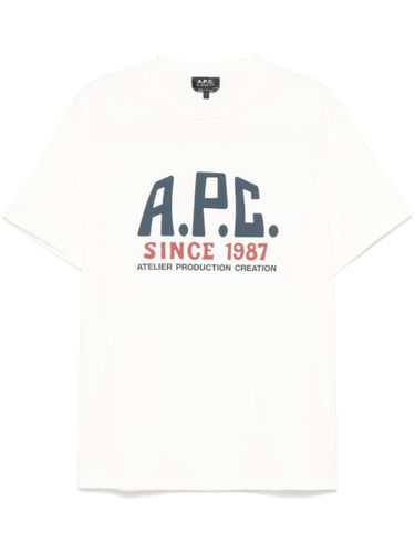 T-shirt à logo imprimé - A.P.C. - Modalova