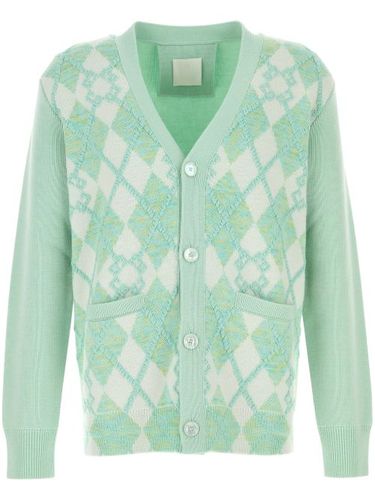 Cardigan à losanges en intarsia - Givenchy - Modalova