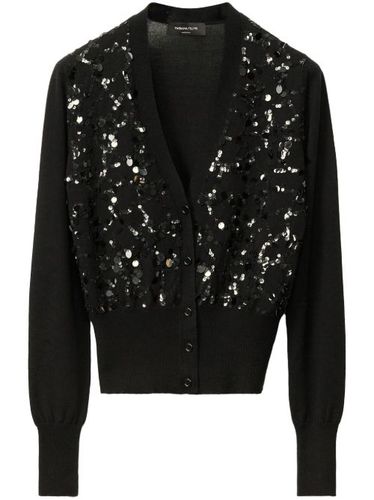Cardigan brodé de sequins - Fabiana Filippi - Modalova