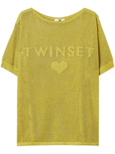 TWINSET t-shirt en maille - Jaune - TWINSET - Modalova